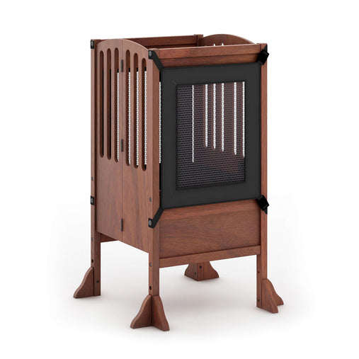 G97340 Contemporary Kitchen Helper Stool 2021 Walnut Main1 | Walnut