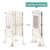 G97341 Contemporary Kitchen Helper Ivory Folding | Ivory