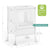 G97406 Contemporary Kitchen Helper Double White Dimension  Greenguard | White