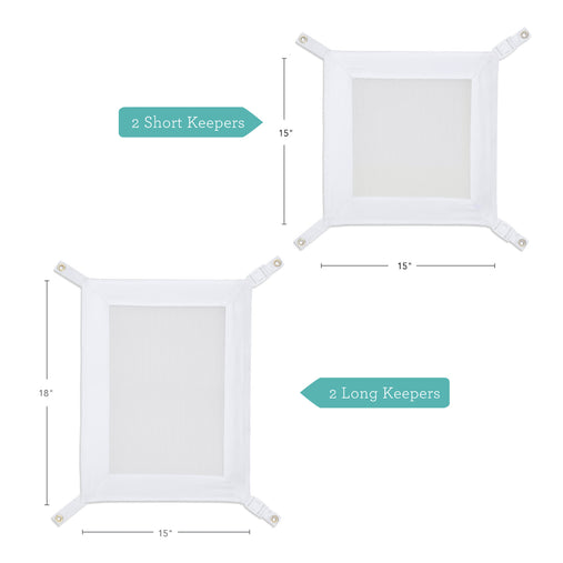G97426 Keeper Kit White Dimensions | White