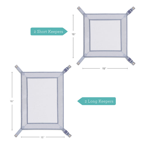 G97428 Keeper Kit Gray Dimensions | Gray