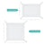 G97429 Double Keeper Kit White Dimensions | White