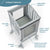 G97544 Kitchen Helper Features Contemporary Grey | Gray