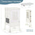 G97545_Dimensions folds_flat_Contemporary_Ivory | Ivory
