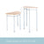 G99924 Standing Modular Desk -Height Range | Trapezoid