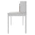 G76908 Kids' Desk with Hutch and Chair Gray Side | Gray