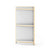 G92221 Curated Storage 2-Tier Corner Unit White Silo 2 Front | White
