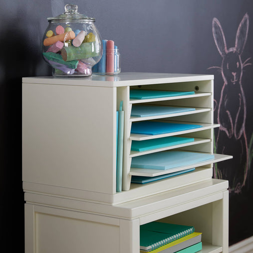 G77105 Martha Stewart Crafting Kids Paper Organizer White Env 3 | Linen White