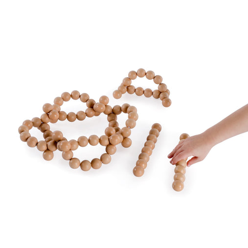 G5201  BendiBeads Natural 12 pc. set Silo 1 | Natural