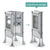 G97323 Classic Kitchen Helper Gray Folding | Gray