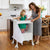 G97406 Contemporary Kitchen Helper Double White Lifestyle 2 | White