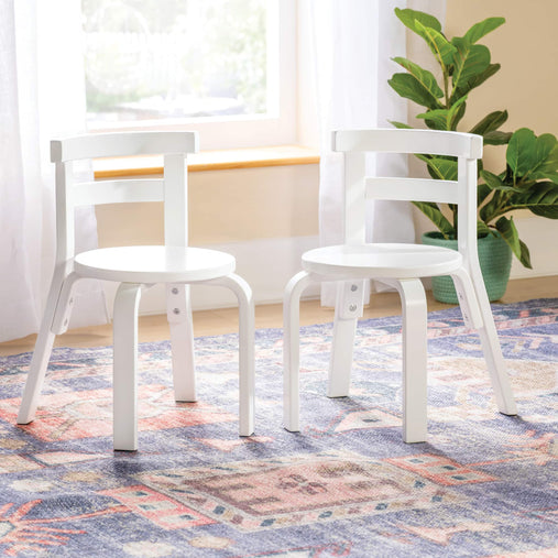 G82041 Nordic Chairs Set of 2 White Env 0169 | White