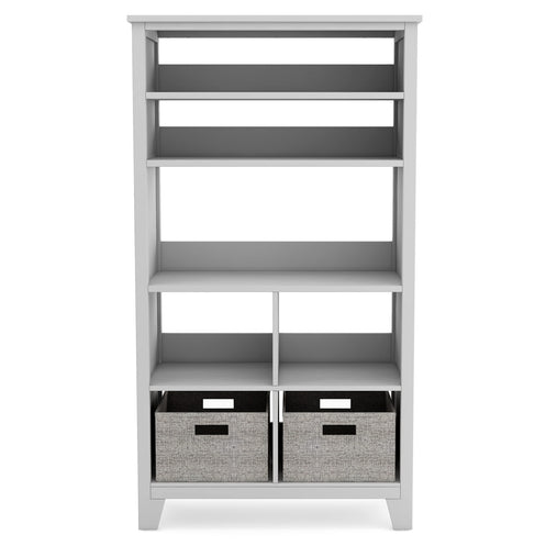G76905 Martha Stewart Living and Learning Kids' Tall Bookcase Gray Front | Gray