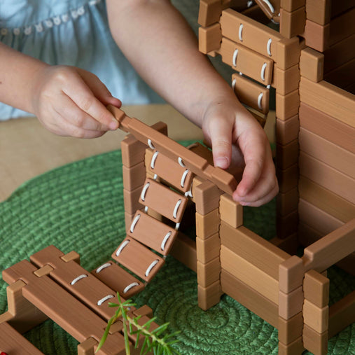G6113 Tabletop Notch Blocks Western 129 pc. set Lifestyle 70 | 129