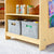 G51091 Desk to Easel Art Cart Natural Env 0091 | Natural