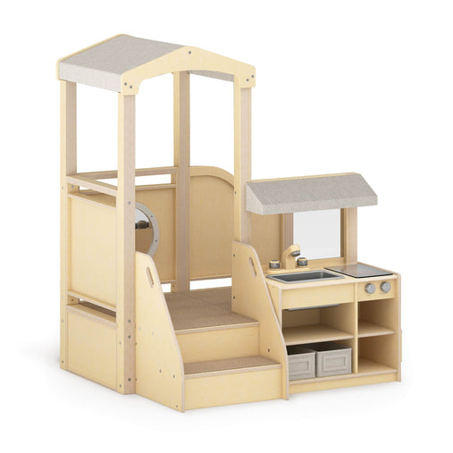 G97110 EdQ Toddler Kitchen Loft Natural Silo 1 Main L | Natural