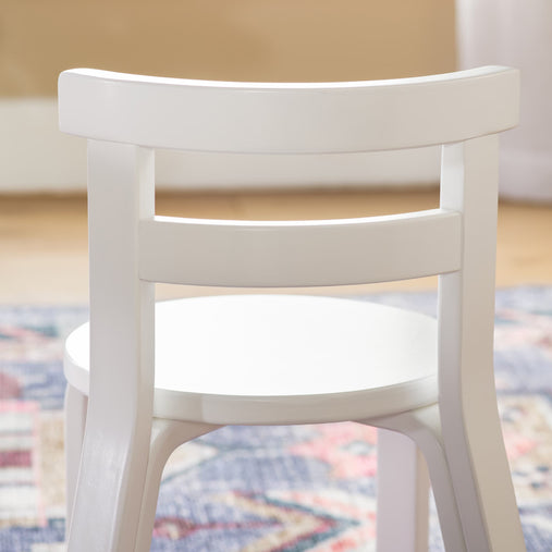 G81041 Nordic Table and 4 Chairs White Env 2422 | White