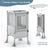 G97544 Dimensions folds  flat Contemporary Grey | Gray
