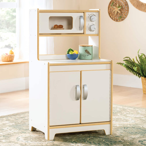 G80434 EdQ Kitchen Microwave and Cupboard White Env 5062 | White