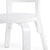 G81041 Nordic Table and 4 Chairs White Silo 3 Chair Detail A | White