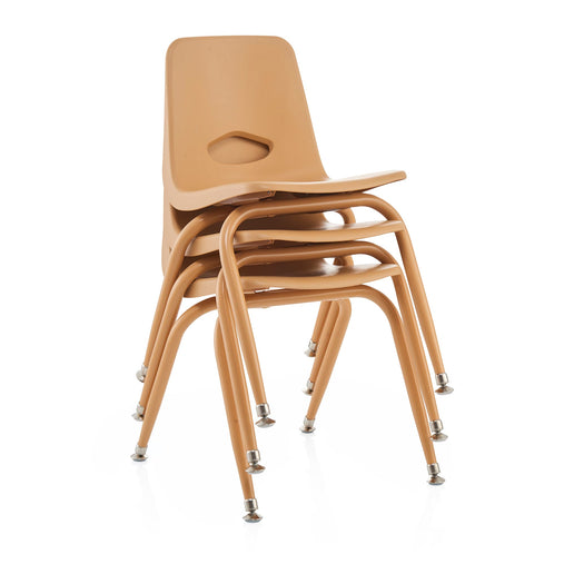 U67107 Tapered Leg Chair Natural Stack | 39 cm