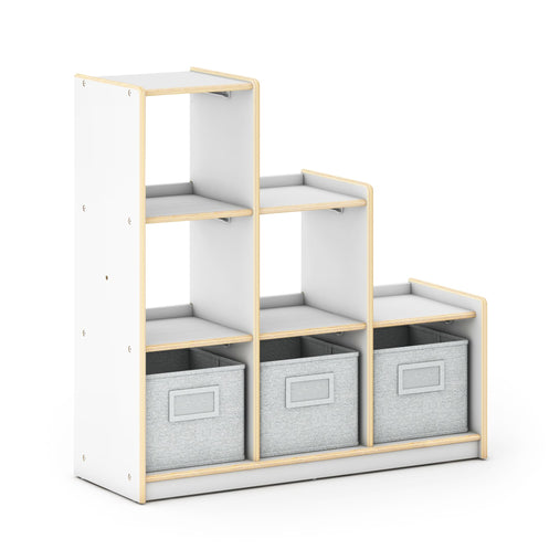 G92211 Curated Storage 3-2-1 Tier White Silo 1 Main | White