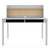 G76908 Kids' Desk with Hutch and Chair Gray Front | Gray