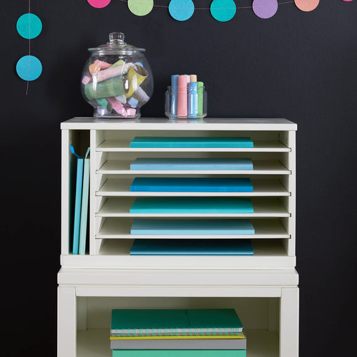 G77105 Martha Stewart Crafting Kids Paper Organizer White Env 1 | Linen White