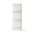 G92219 Curated Storage 3-Tier Corner Unit White Silo 2 Front | White