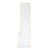 G80414 EdQ 2-Section Locker with Bench White Silo 2 Side | White
