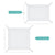G97429 Double Keeper Kit White Dimensions | White