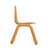 U64105 Chunky Leg Chair 11in Natural Side | 29 cm