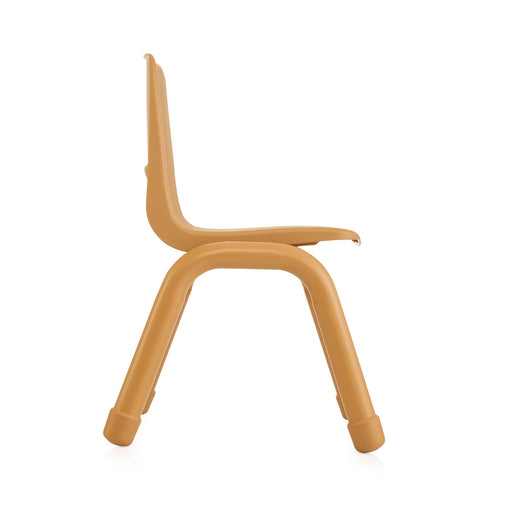 U64105 Chunky Leg Chair 11in Natural Side | 29 cm