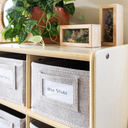 G80316 EdQ 8 Bin Cubby Natural Env 2200 | Natural