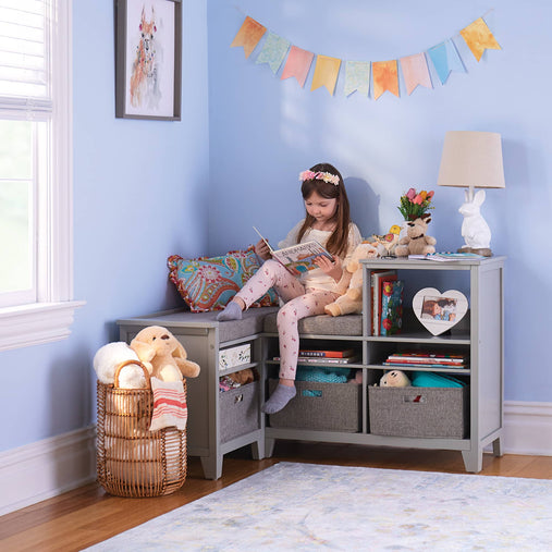 G76901  Corner Nook Gray Lifestyle 1 | Gray