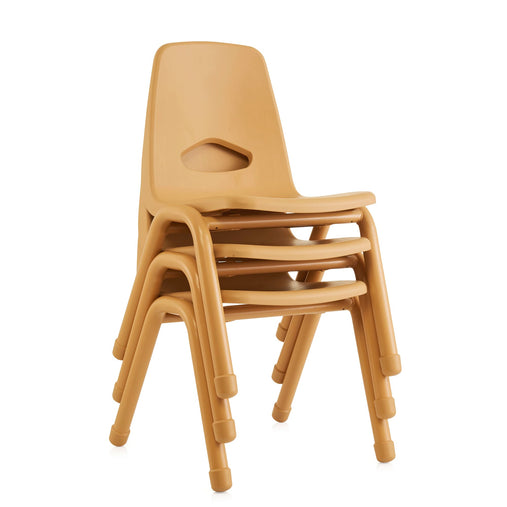 U64107 Chunky Leg Chair 15.5in Natural Stack | 39 cm