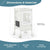 G97342 Kitchen Helper Classic GrC Ivory Dimensions & Materials | Ivory