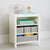 G77103 Martha Stewart Crafting Kids' Open Storage White Env 1 | Linen White