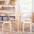 G81045 Nordic Table & Chairs Set Natural Env Main | Natural