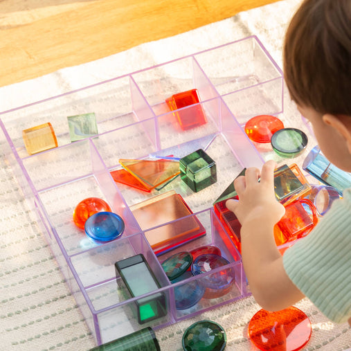 300579 Loose Parts Stackable Tray Clear Lifestyle 1 | Clear
