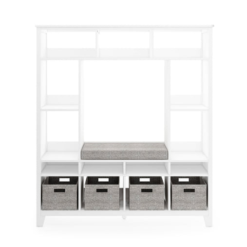 G76806 Martha Stewart Living and Learning Kids' Storage System White Front | Linen White