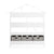 G76807 Martha Stewart Living and Learning Kids' Dollhouse Bookcase White Back | Linen White