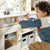 G80430 EdQ Kitchen Stove and Sink and Oven White Lifestyle 2673 | White