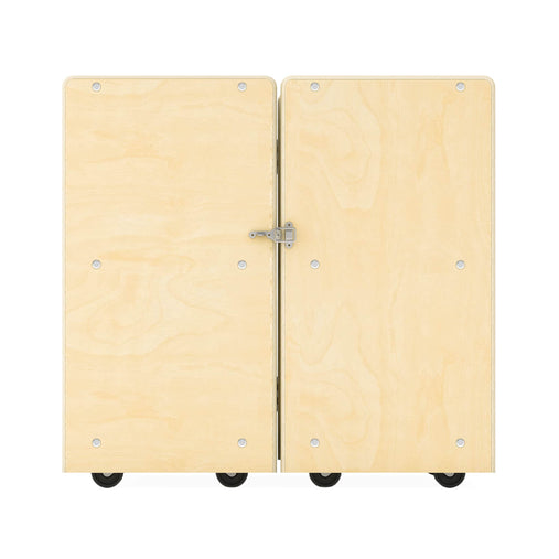 G80448 EdQ FoldLock Storage Natural Silo 2 Closed Side | Natural
