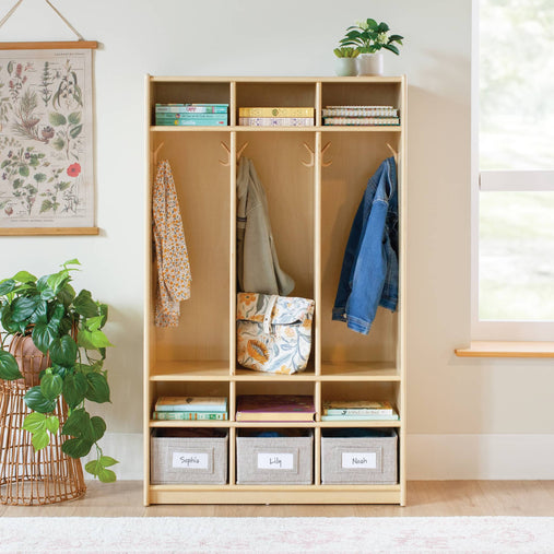 G80411 EdQ 3-Section Locker Natural Env 1646 Front | Natural