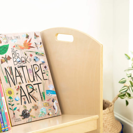 G80334 EdQ Book Cart Natural Env Details 2812 | Natural