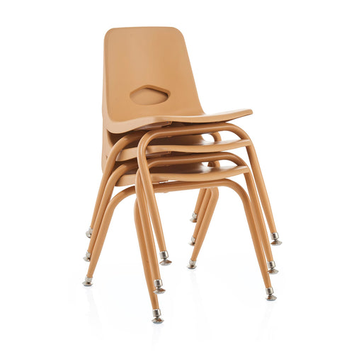 U67106 Tapered Leg Chair Natural Stack | 34 cm