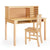 G27653 Media Desk Natural Silo 1 Main | Natural
