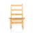 U61101 Solid Wood Chair 8 in Set of 2 Front | 20 cm