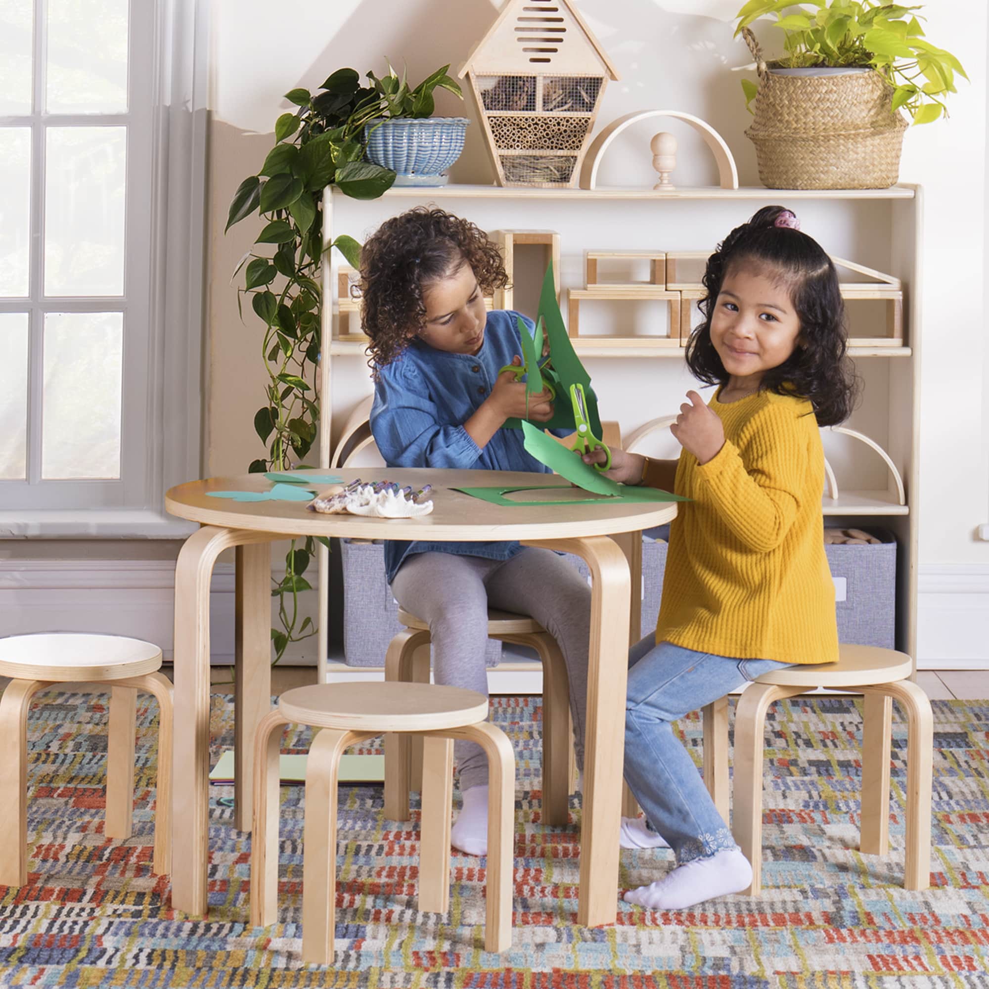 Nordic Toddler Table and Stool Set – Guidecraft - Main Image
